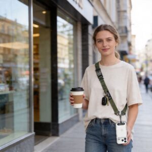 Tech-Protect C9S VIRVĖS TIPO KRYŽMINIS DIRŽELIS ARMY GREEN - Image 6