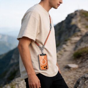 Tech-Protect C10S ROPE CROSSBODY & WRIST ORANGE/TITANIUM - Image 6