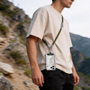 Tech-Protect C10S ROPE CROSSBODY & WRIST ALYVŲ ŽALUMO/TITANO SPALVOS - Image 6