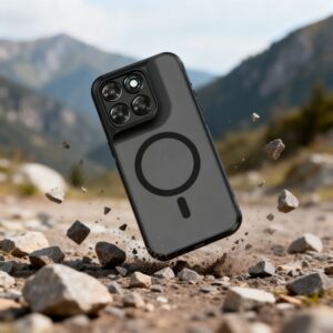 Tech-Protect MagMat MagSafe dėklas Motorola MOTO G67 / G77 MATINĖ juodos spalvos - Image 6