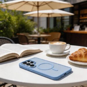 Tech-Protect MagMat MagSafe Samsung Galaxy S26 Ultra MATINIS DANGTELIS SKY BLUE - Image 6