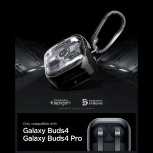 Spigen Ultra Hybrid Samsung Galaxy BUDS 4 / 4 PRO ZERO ONE juodos spalvos - Image 6