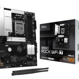 Mainboard|ASROCK|AMD B850|Socket AM5|ATX|RAM DDR5-SDRAM|4xSlots|Wi-Fi Yes|Bluetooth Yes|B850ROCKWIFI7