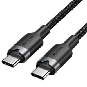 CABLE USB-C TO USB-C/1M BLACK TRDBF VENTION