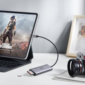 Ugreen multi-functional HUB USB Type C - 3x USB 3.2 Gen 1 / HDMI 4K 60Hz / SD and TF card reader pilkos spalvos (60383 CM511) - Image 5