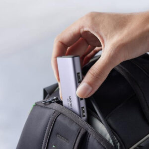 Ugreen multi-functional HUB USB Type C - 3x USB 3.2 Gen 1 / HDMI 4K 60Hz / SD and TF card reader pilkos spalvos (60383 CM511) - Image 8