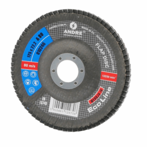 ANDRE ŠLIFAVIMO DISKAS ŽIEDLAPINIS 125mm P80 ECO LINE IV VERSIJA
