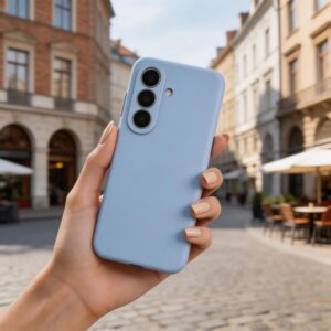 Tech-Protect Silicone MagSafe Samsung Galaxy S26 Sky mėlynos spalvos - Image 7