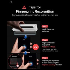 Apsauginis stiklas Spigen GLAS.TR "EZ FIT PRO AC" ANTI REFLECTION 2-pack Samsung Galaxy S26 Clear - Image 7