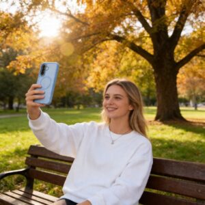 Tech-Protect MAGMAT MagSafe Samsung Galaxy A57 5G MATINIS žydros spalvos - Image 7