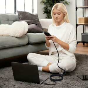 Tech-Protect UB11T ULTRABOOST TYPE-C KABELIS PD 240W / QC3.0 200CM JUODAS - Image 6