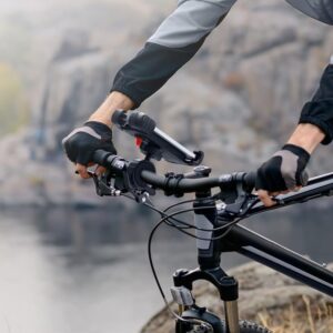 Tech-Protect V7 UNIVERSALUS DVIRAČIO IR MOTOCIKLO LAIKIKLIS JUODAS - Image 7