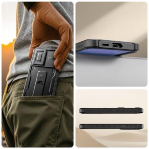 Tech-Protect KEVLAR CAM+ 2-SET Samsung Galaxy A57 5G JUODAS - Image 7