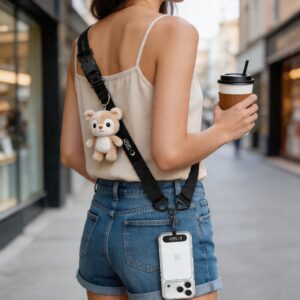 Tech-Protect C9S ROPE CROSSBODY JUODAS - Image 7