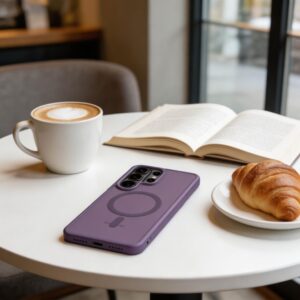Tech-Protect MagMat MagSafe Samsung Galaxy S26 Ultra MATINIS KOBALTO VIOLETINIS - Image 7