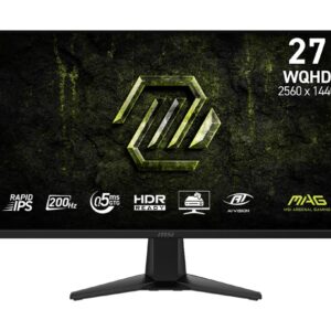 LCD Monitor|MSI|27 "|2560 x 1440 pixels|Wide Quad HD|Native aspect ratio 16:9|LCD|Flat|MAG275QFE20