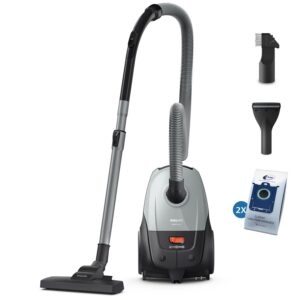 Vacuum Cleaner|PHILIPS|Input power 850 W|Dust capacity 3 L|Cylinder vacuum|Cleaning type Dry|Dust container Dust bag|Colour Black/Grey|XD2142/12
