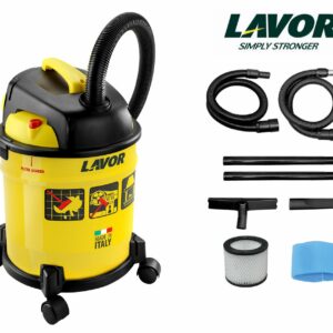 LAVOR DIRBTUVIŲ DULKIŲ SIURBLYS FREDDY 4in1 20L PLIENINIS BAKAS GELTONAS