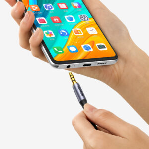 Ugreen AV183 20785 kabelis 3.5mm mini jack / 3.5mm mini jack 3m - pilkos spalvos - Image 2