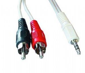 CABLE AUDIO 3.5MM TO 2RCA 5M/CCA-458-5M GEMBIRD