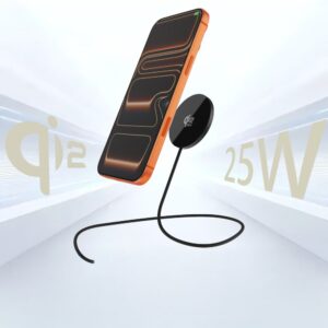 Tech-Protect A50 MAGNETINIS MagSafe BELAIDIS ĮKROVIKLIS 25W QI2.2 juodos spalvos - Image 8