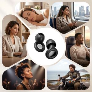 Tech-Protect QuetFit Earplugs juodos spalvos - Image 8