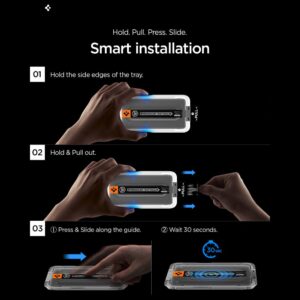 Apsauginis stiklas Spigen GLAS.TR "EZ FIT PRO AC" ANTI REFLECTION 2-pack Samsung Galaxy S26 Clear - Image 8