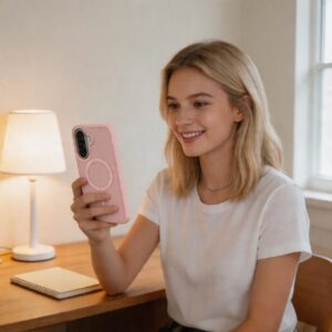 Tech-Protect MAGMAT MagSafe Samsung Galaxy A36 / A56 / A37 5G MATINIS ROŽINIS - Image 8