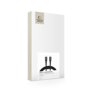 Tech-Protect UB11T ULTRABOOST TYPE-C KABELIS PD 240W / QC3.0 200CM JUODAS - Image 7