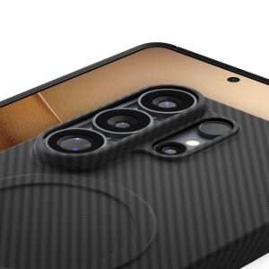 SPIGEN AIRSKIN ARAMID MAG MagSafe Samsung Galaxy S26 ULTRA JUODAS - Image 8