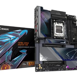 Mainboard|GIGABYTE|AMD X870E|Socket AM5|ATX|RAM DDR5-SDRAM|4xSlots|Wi-Fi Yes|Bluetooth Yes|5xNumber of M.2 (M) slots|GIGABYTE X870E AORUS MASTER X3D|X870EAMASTERX