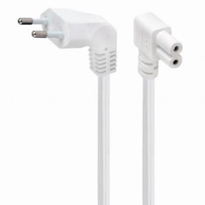 CABLE POWER EU 2.5M ANGLED/PC-184L-VDE-2.5M-W GEMBIRD