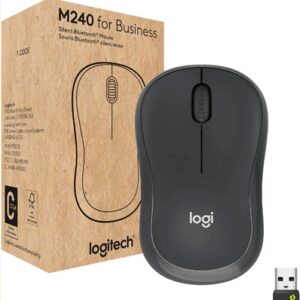 Logitech M240 for business - Optical mouse - graphite