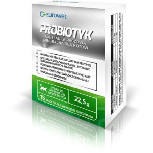 EUROWET Probiotic - kačių papildai - 15x1,5g
