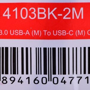 UNITEK KABELIS USB-C, USB-A, 5 GBPS, 2M - Image 2