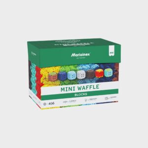 „Marioinex Mini Waffle“ konstruktoriaus kaladėlės, 406 elementų