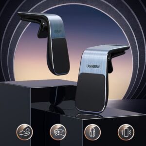 Ugreen magnetic car holder for the ventilation grille, silver (LP290) - Image 3