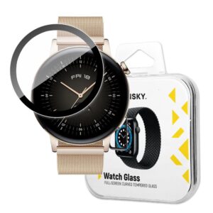 Wozinsky Watch Glass Hybrid Glass for Huawei Watch GT 3 46 mm juodos spalvos