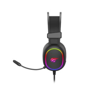 Havit GAMING HEADPHONE RGB BLACK 2016D Laisvų rankų įranga Vielinis Su lankeliu Žaidimams Juoda - Image 2