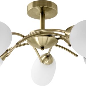 Klasikinis lubų šviestuvas pakabinamas šviestuvas Activejet NIKITA Patina 5xE27 gyvenamajam kambariui