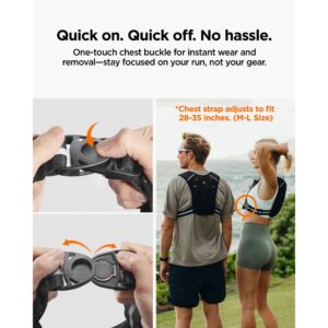 Spigen A720 Dynamic Shield Running Vest (M-L) juodos spalvos - Image 3