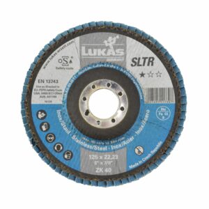 LUKAS LAMELEINIS ŠLIFAVIMO DISKAS 125mm P 40 SLTR INOX CIKONINIS