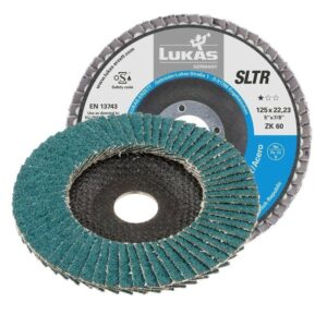 LUKAS LAMELEINIS ŠLIFAVIMO DISKAS 125mm P 80 SLTR INOX CIKONINIS