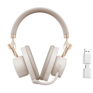 Havit Fuxi-H8 - laidinės/belaidės žaidimų ausinės (auksinės) - Image 2