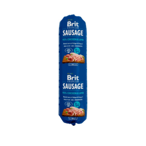 BRIT Premium Sausage Vištiena ir ėriena - drėgnas ėdalas šunims - 800g