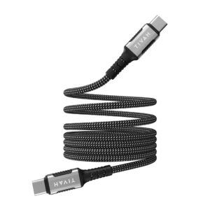 Havit CB6297 - Magnetinis kabelis iš C tipo USB į C tipo USB, 1 m (juodas) - Image 2