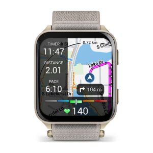 Garmin Venu X1 5,08 cm (2) AMOLED Skaitmeninis 448 x 486 pikseliai Lietimui jautrus ekranas Auksas, Titanas „Wi-Fi“ GPS (palydovinis) - Image 2