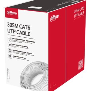 Dahua Technology PFM920I-6UN-C-V2 tinklo kabelis Balta 305 m Cat6 U/UTP (UTP)
