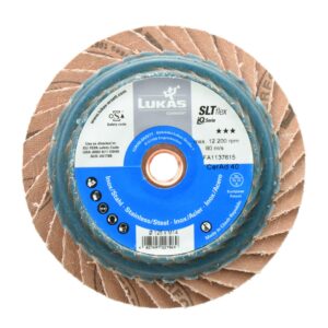 LUKAS LAMELLINIS ŠLIFAVIMO DISKAS 125mm P 40 SLTFLEX CERAMIC AD IQ-SERIES - Image 1