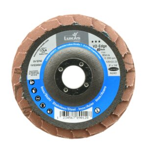 LUKAS LAMELLINIS ŠLIFAVIMO DISKAS 125mm V2 EDGE P40 CERAMIC AD